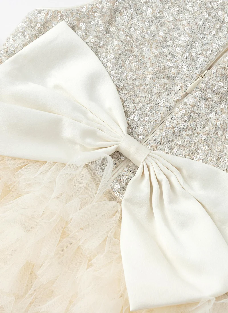 Balabala champagne Kids Girls Woven one-piece dress for Women | Best Price UAE